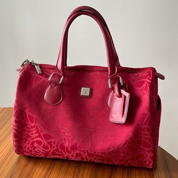 DvF Weekender Bag - Red Diane von Furstenburg Tote - Picture 1 of 12